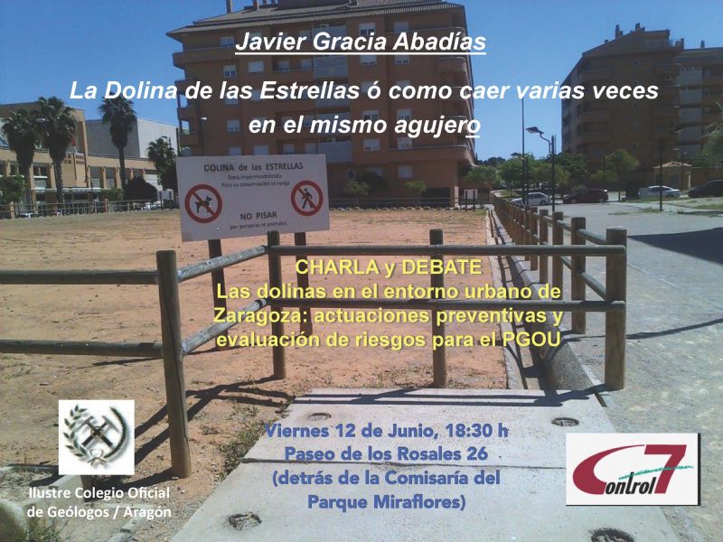 Conferencia sobre dolinas en el entorno de Zaragoza