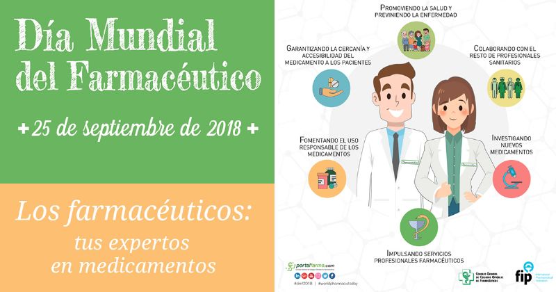  Casi 1800 farmac�uticos aragoneses colegiados conmemoran el 25 de septiembre el D�a Mundial del Farmac�utico