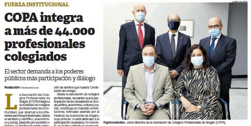 Colegios Profesionales: Unidos para afrontar los retos actuales