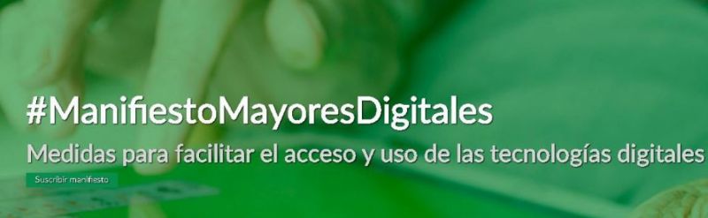 Manifiesto para facilitar el acceso y el uso de las tecnolog�as digitales a las personas mayores