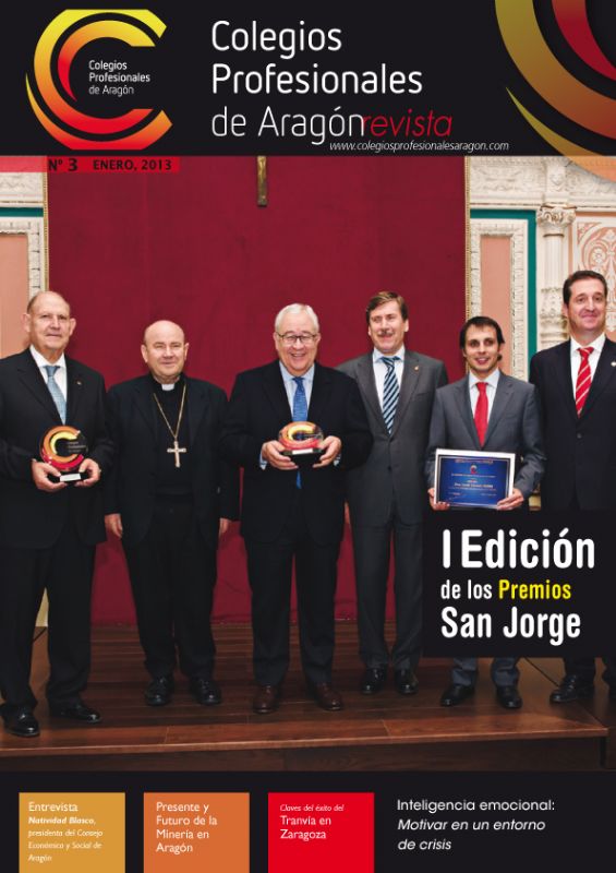 El n�mero tres de la revista de los Colegios Profesionales de Arag�n ya est� en la calle