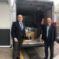  El Colegio de Odont�logos y Estomat�logos  de Arag�n entrega al Salud m�s de 20.000 mascarillas