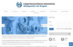 Ampliar foto: La Delegaci�n de Arag�n del Colegio de Opticos � Optometristas estrena p�gina web