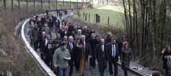 Ampliar foto: Arag�n y Aquitania reafirman su apoyo a la reapertura de la l�nea ferroviaria internacional Pau-Canfranc-Jaca