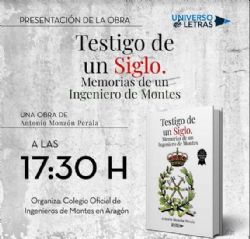 Ampliar foto: Presentaci�n del libro de memorias del gran Ingeniero de Montes aragon�s Antonio Monz�n Perala