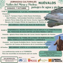 Ampliar foto: Jornadas Culturales �Valles del Mesa y Piedra: paisaje de agua, roca e historia�. 